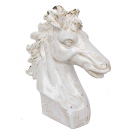 陶瓷馬頭擺飾 y13929 立體雕塑.擺飾 立體擺飾系列-動物、人物系列